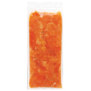 RYBY MR: Łosoś atlantycki wędzony na zimno sałatkowy 1kg